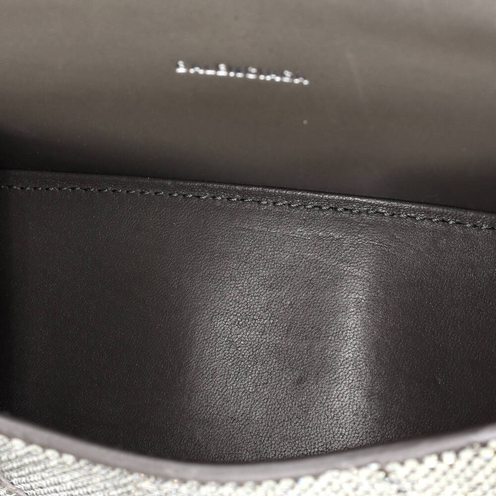 Balenciaga XS Hourglass Top Handle Bag Suede with Crystals - Picture 5 of 6